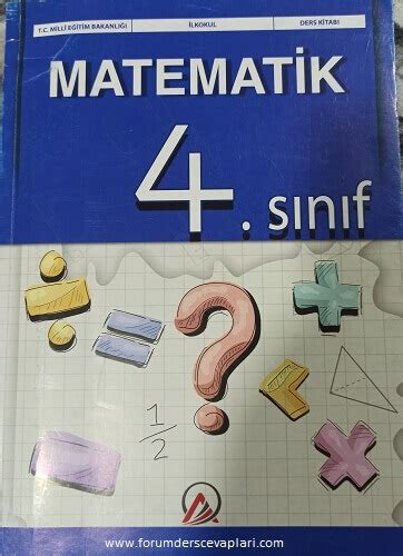 matematik der kitabı cevapları